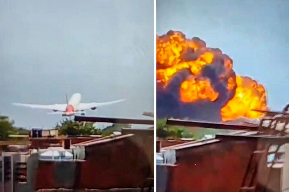 air plane crash Ahmedabad